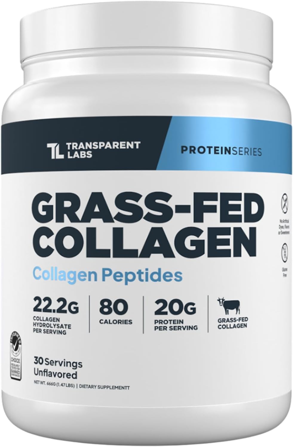 Transparent Labs Grass-Fed Collagen Peptides