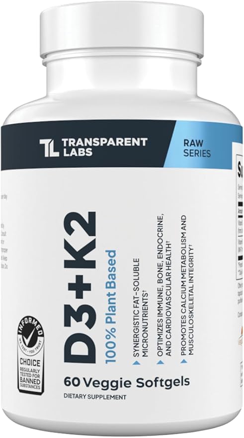 Transparent Labs Vitamin D3 + K2