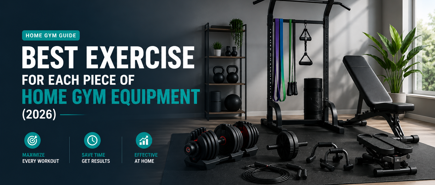 Best Exercise for Each Piece of Home Gym Equipment (2026)