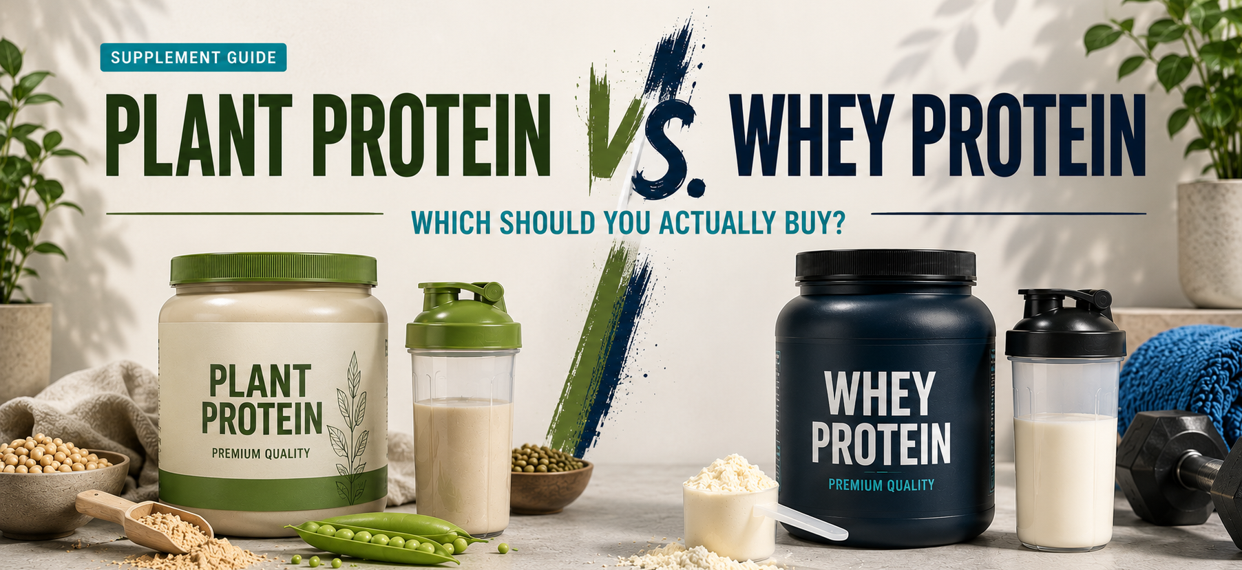 Plant Protein vs. Whey Protein