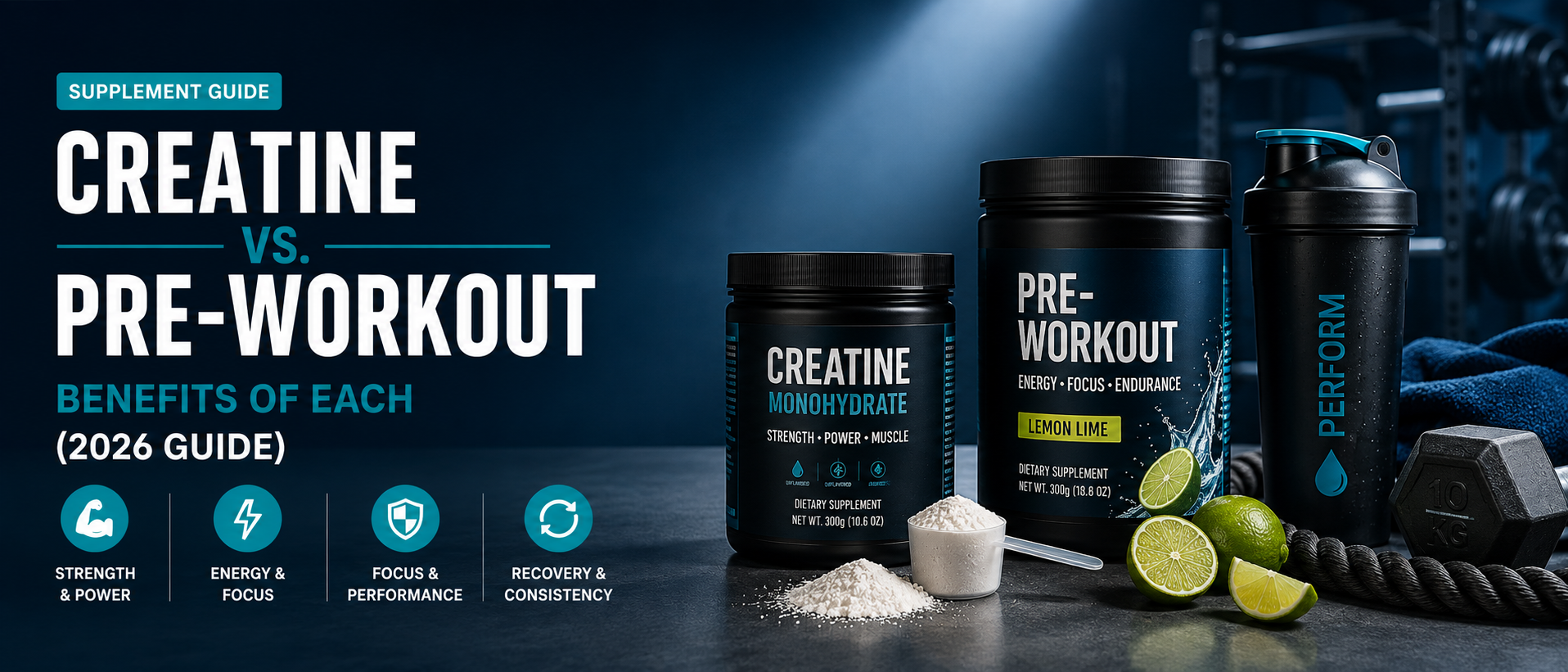 Creatine vs Pre-Workout Supplements Comparison