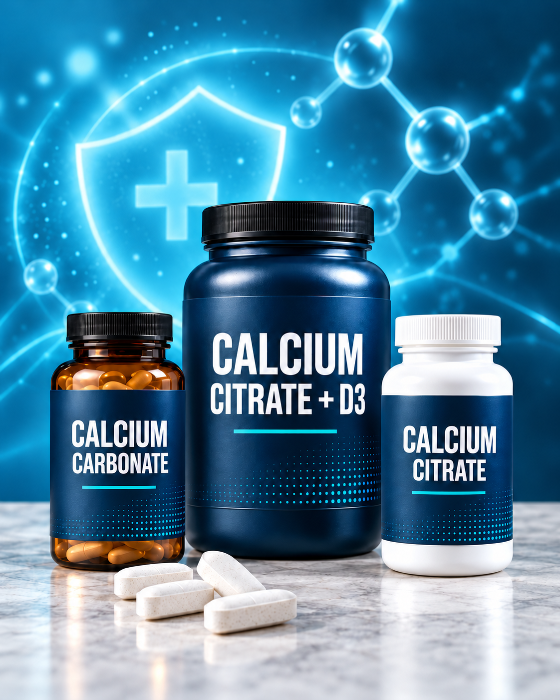 Best Calcium Supplements: calcium carbonate and citrate options